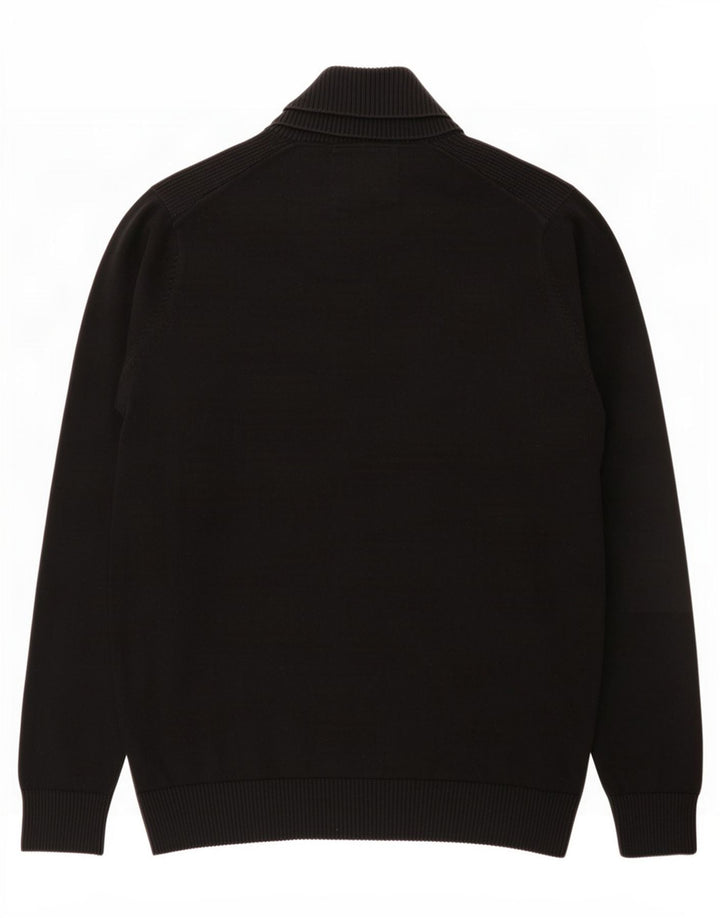 Suéter masculino Jack & Jones com gola xale pequeno preto