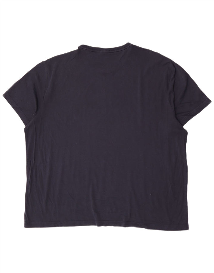 Camiseta masculina Gant Top 5XL azul marinho