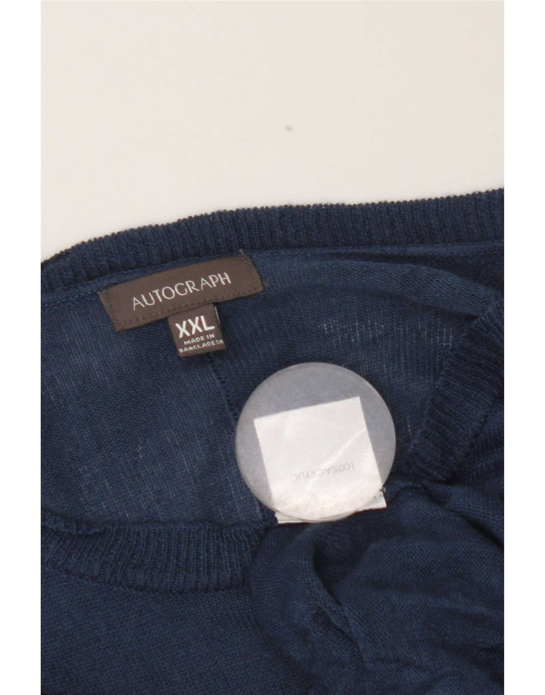 Suéter feminino Marks & Spencer com gola canoa grande Reino Unido 20 2XL azul