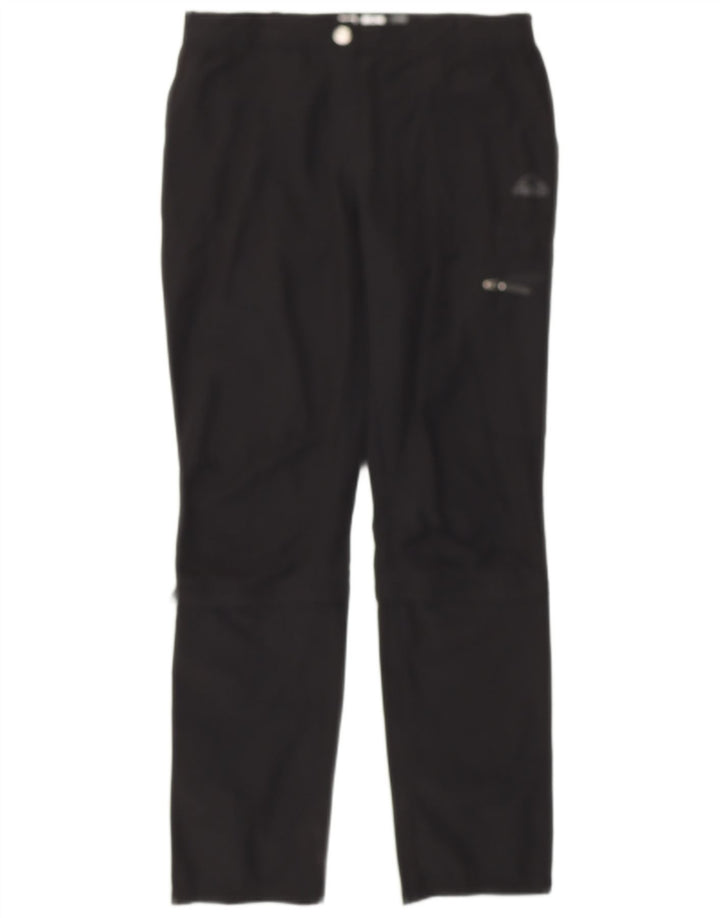 Calça cargo feminina MC Kinley Reino Unido 14 médio W32 L30 poliamida preta