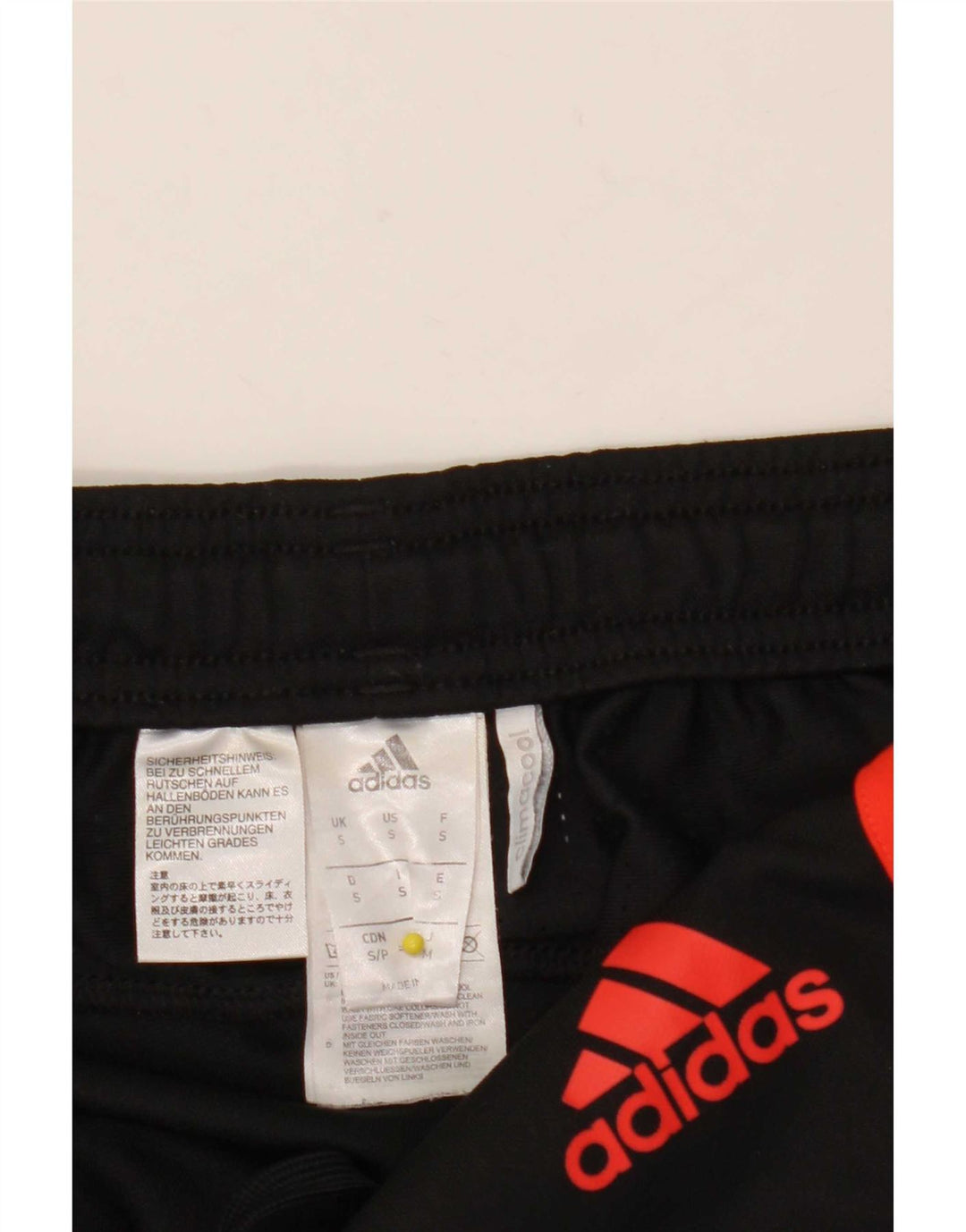 Calça Adidas Mens Climacool Treino Pequeno Poliéster Preto