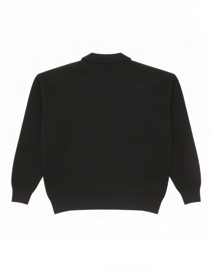 Suéter feminino Marks & Spencer com gola redonda Reino Unido 14 médio preto
