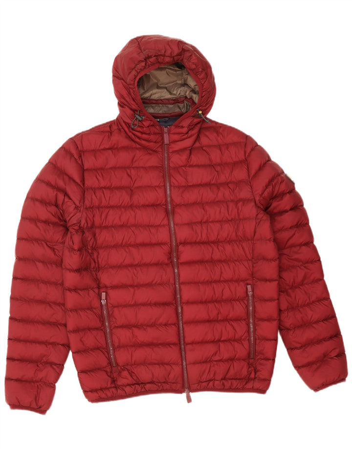 Jaqueta masculina acolchoada com capuz Ciesse Piumini EU 50 Médio Borgonha