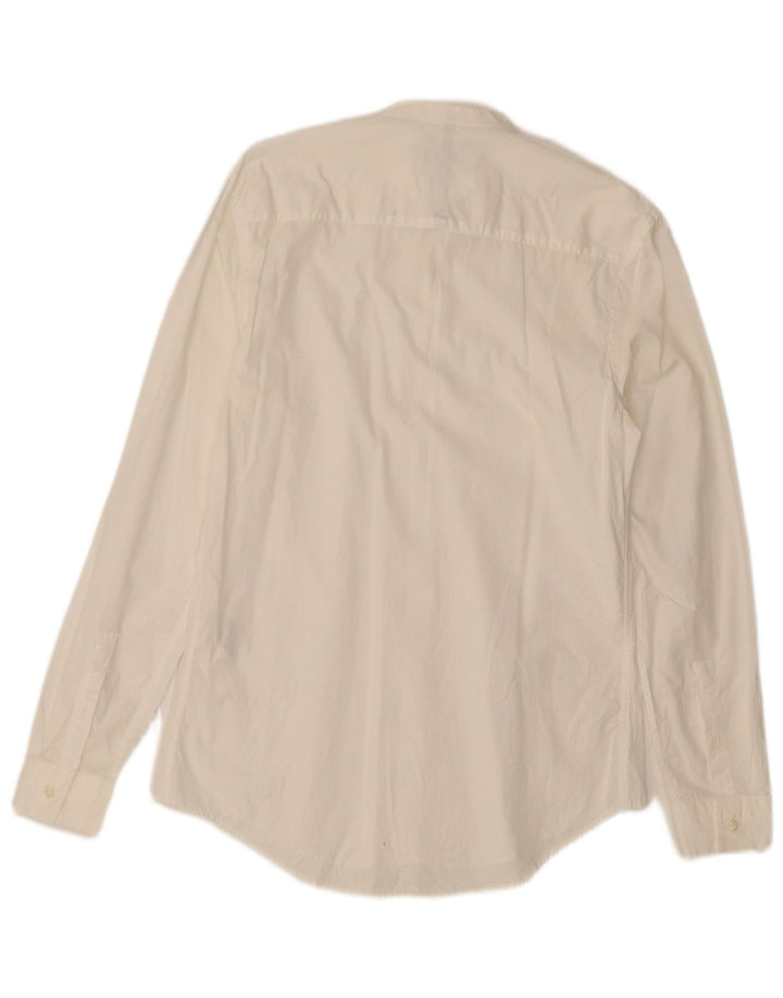 Camisa masculina ZARA médio algodão branco