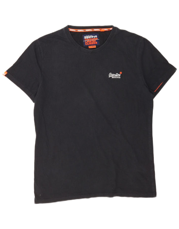 Camiseta masculina Superdry Top XL algodão preto