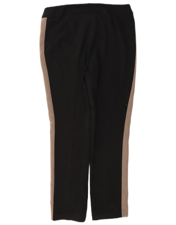 Calça casual feminina Marks & Spencer Reino Unido 12 médio W32 L29 azul marinho
