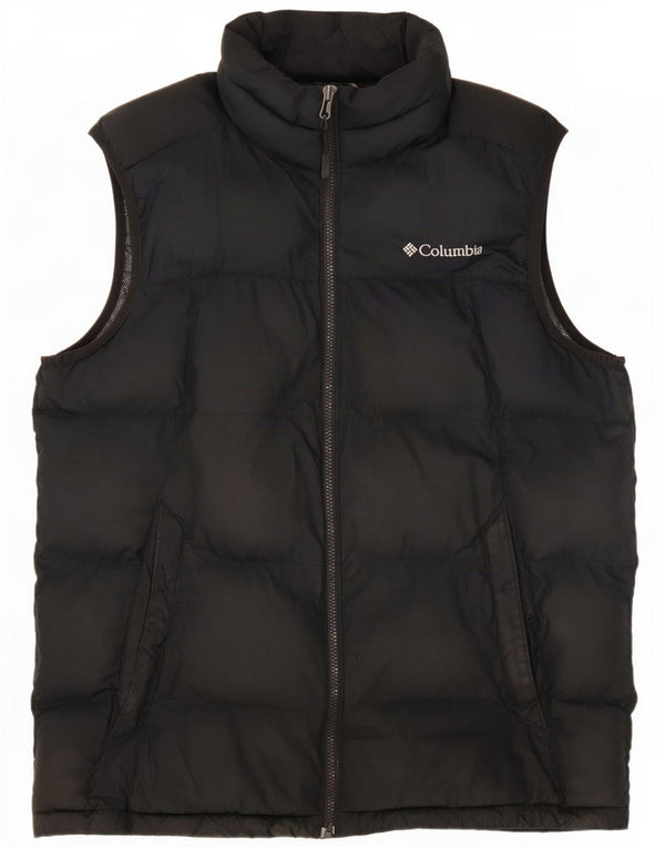 Colete acolchoado Columbia masculino Omni-Heat UK 38 poliéster preto médio