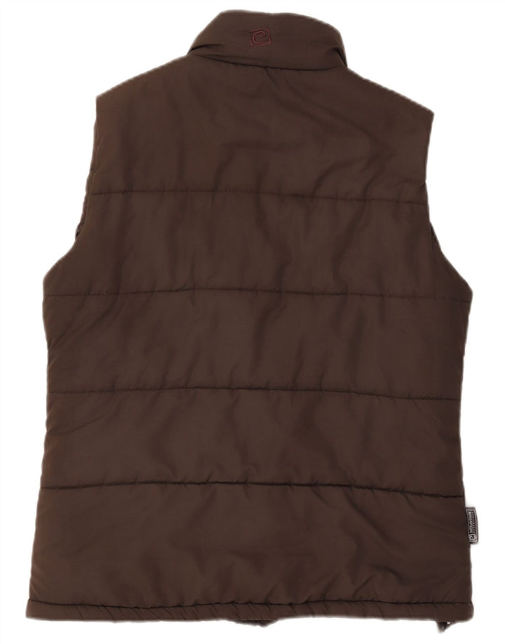 Colete acolchoado feminino Mountain Essentials UK 12 poliéster marrom médio