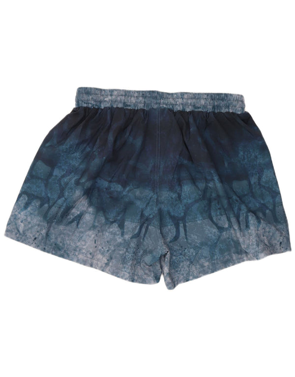 Shorts de natação feminino Mountain Warehouse UK 20 2XL azul marinho tie-dye