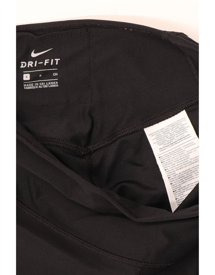 Leggings Nike Dri Fit Graphic UK 10 Pequeno Poliéster Preto