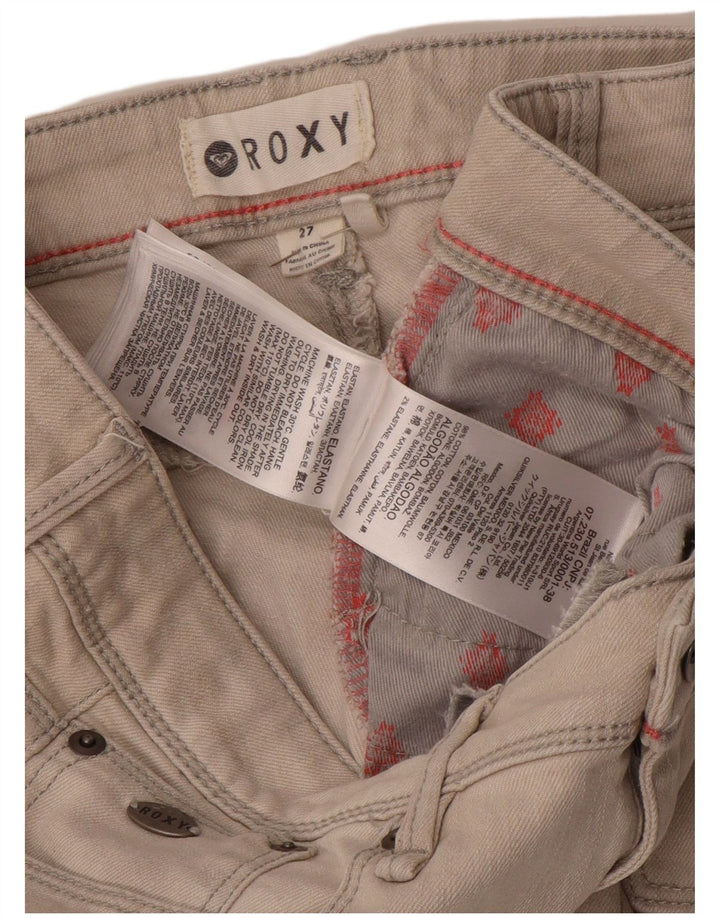 ROXY Jeans Skinny Feminino W27 L27 Algodão Cinza