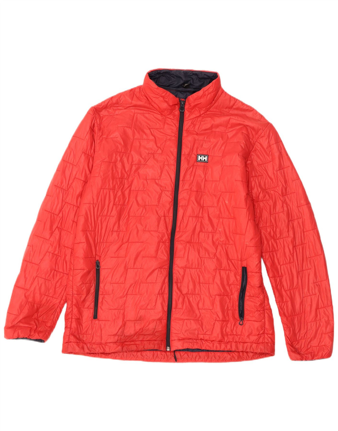 Jaqueta acolchoada masculina Helly Hansen UK 42 XL poliamida vermelha