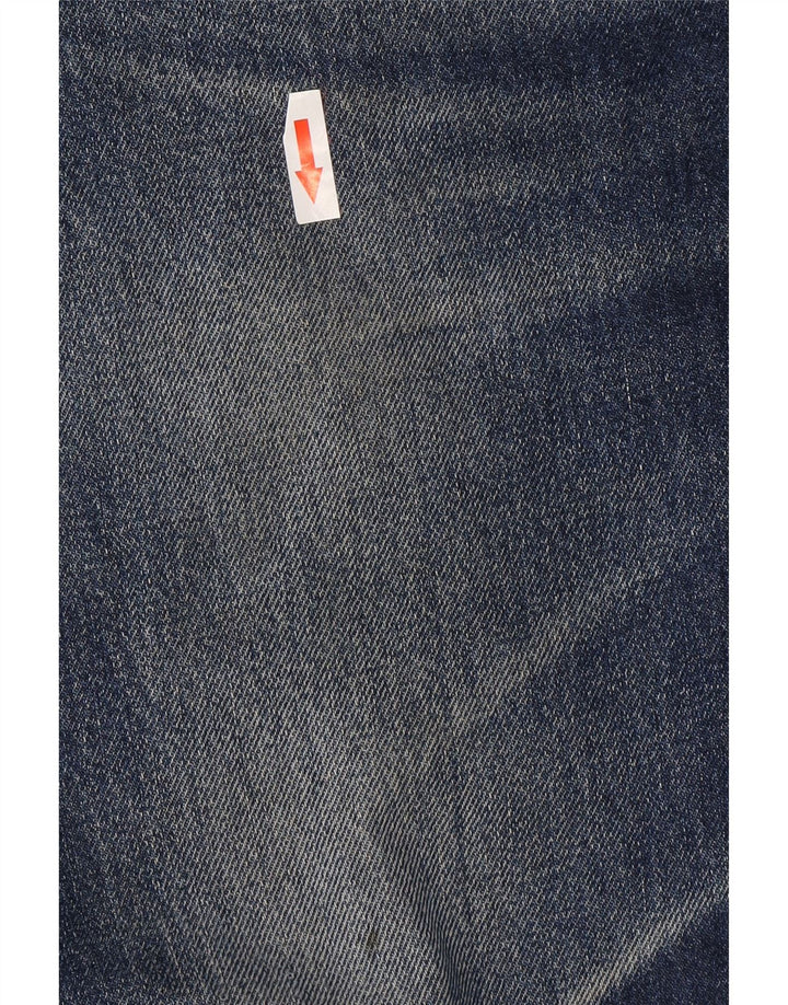 Levi's Masculino 501 Straight Jeans W38 L30 Azul Marinho Algodão