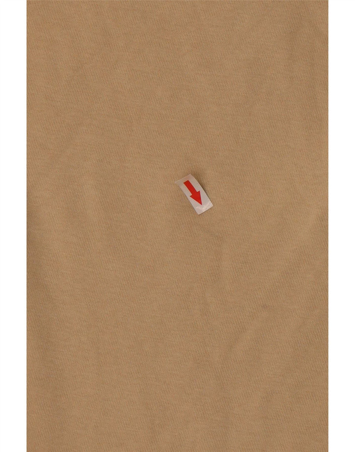 Nike masculino gráfico solto ajuste moletom jumper médio bege algodão