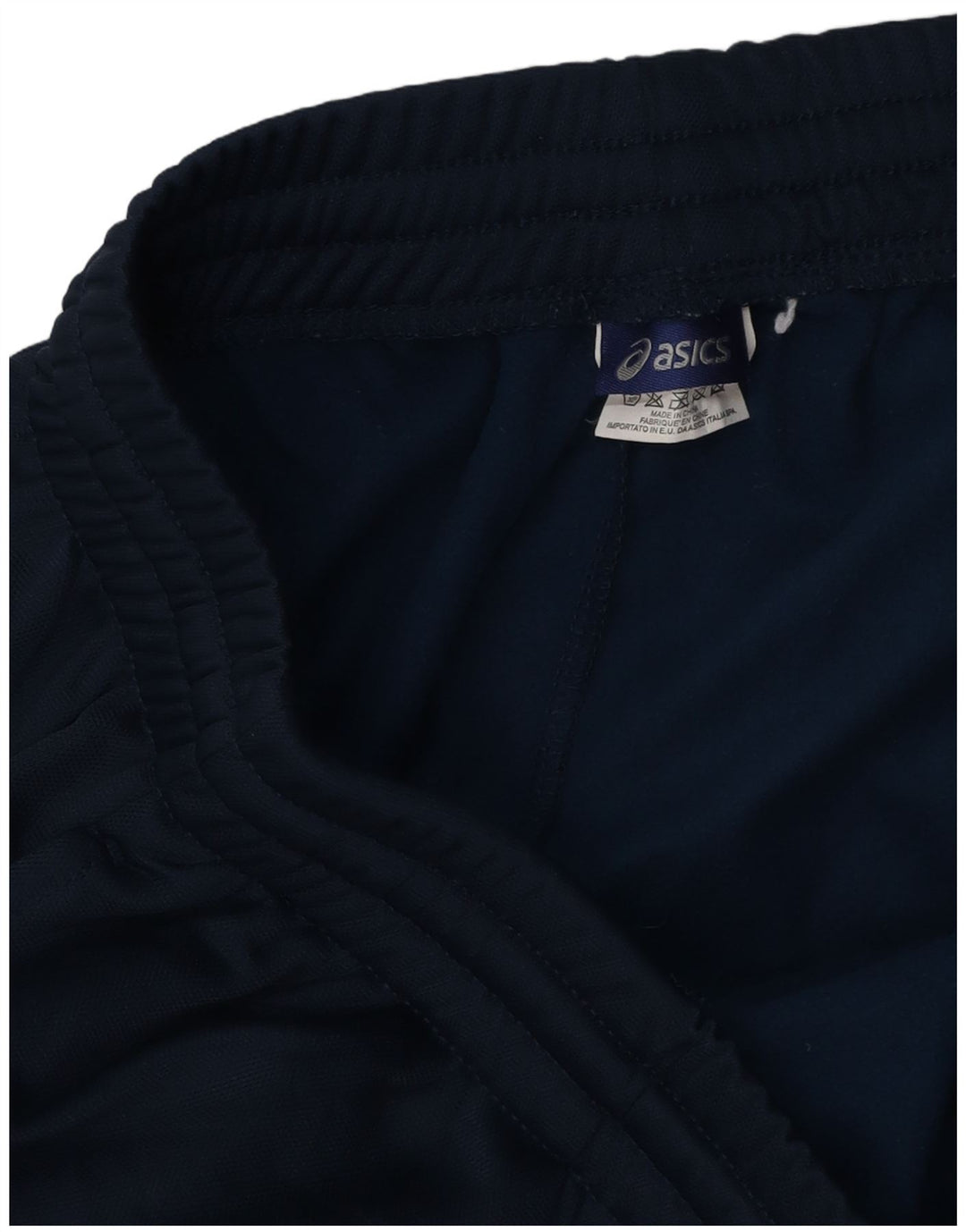 Calça de treino masculina Asics 2XL poliéster azul marinho