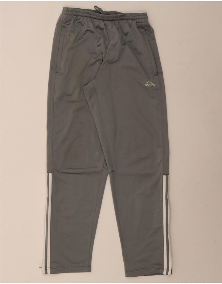 Calças de treino masculinas Adidas UK 36/38 pequenas cinza
