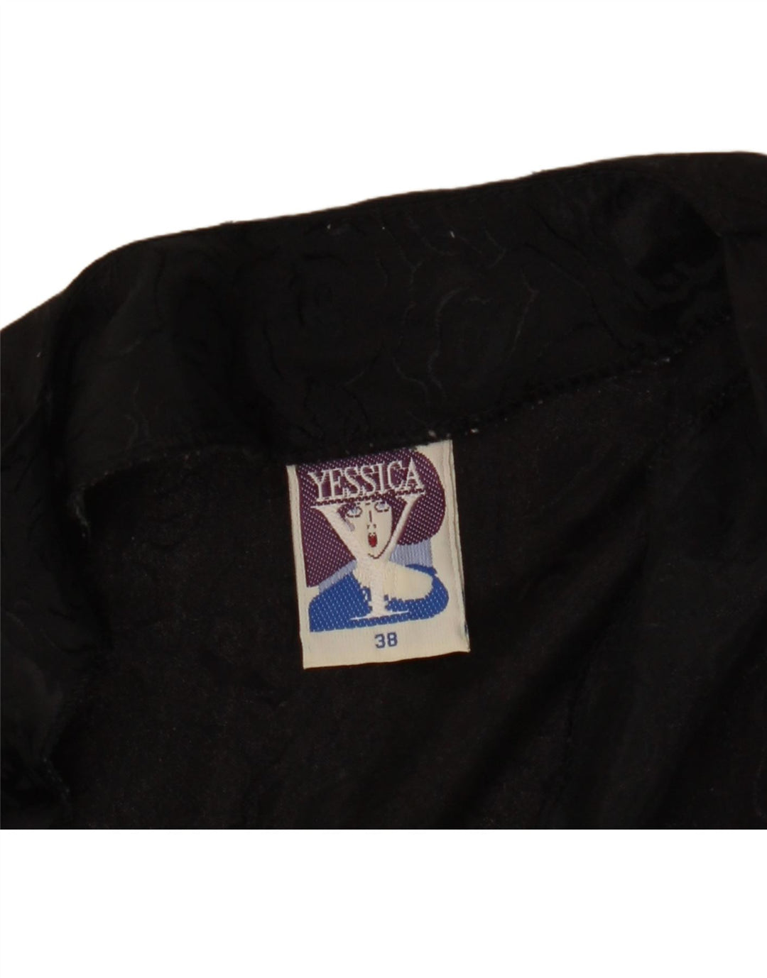 Blusa feminina Yessica EU 38 poliéster floral preto médio