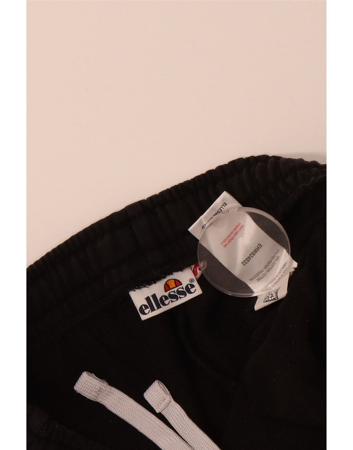 Calça capri feminina ELLESSE UK 6 XS algodão preto