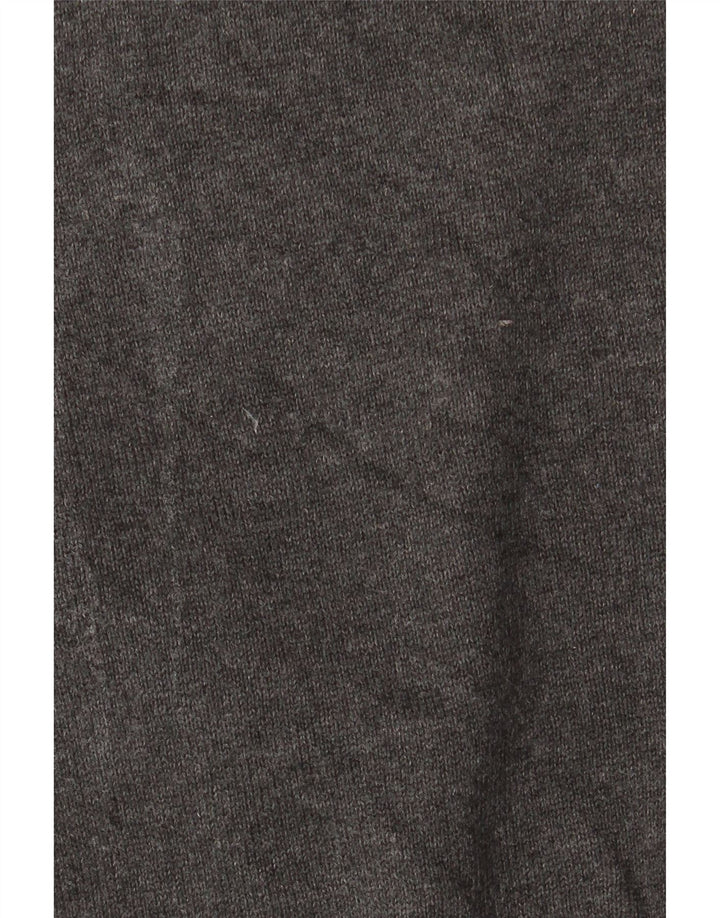 Suéter masculino Marks & Spencer com ajuste regular e decote em V XL algodão cinza