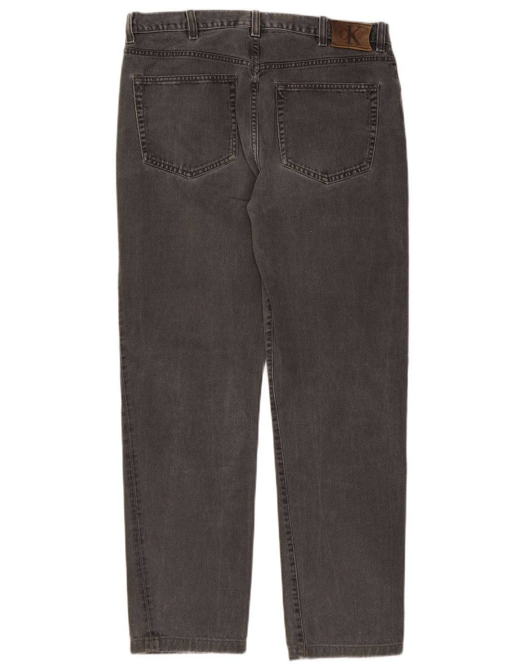 Calça jeans reta masculina Calvin Klein W34 L30 cinza
