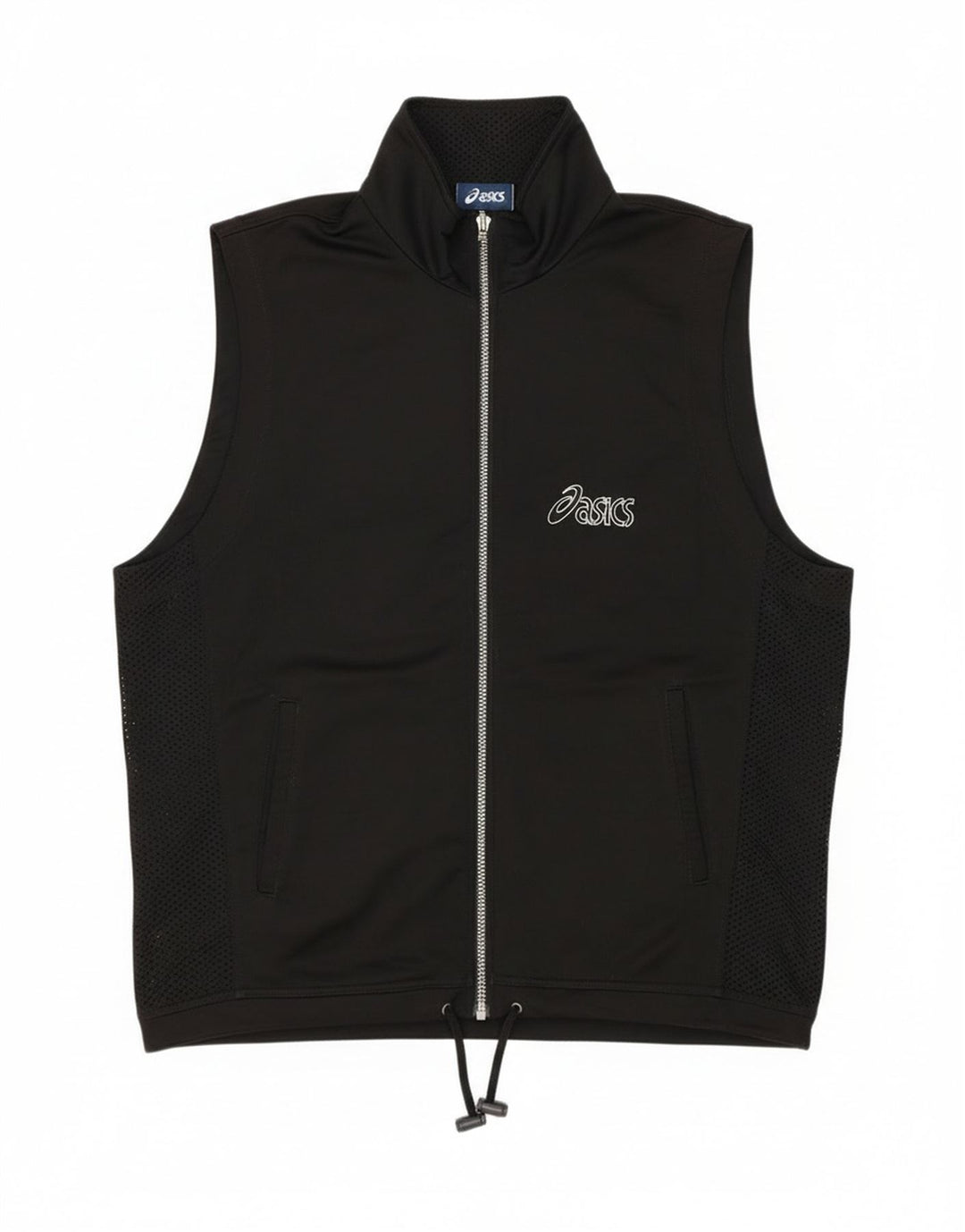 Asics Mens Graphic Mangas Treino Top Jaqueta Grande Preto