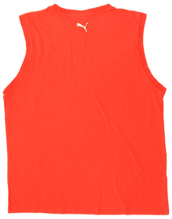 Colete gráfico masculino Puma XL vermelho