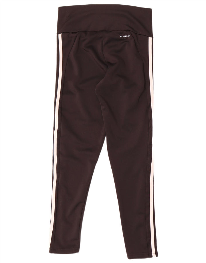 Leggings Adidas Aeroready Femininas UK 8/10 Pequenas Poliéster Preto