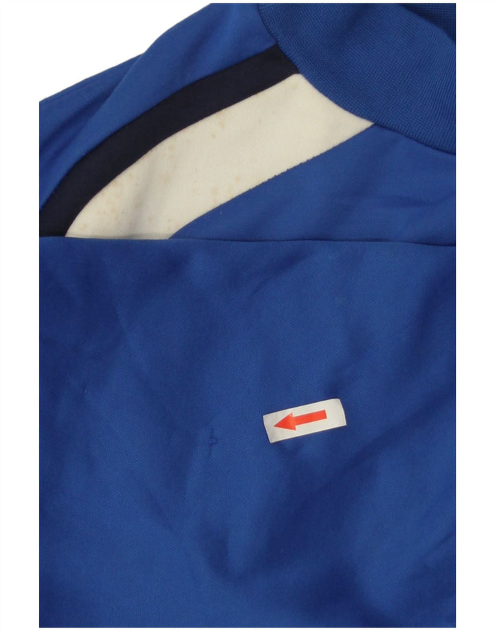 Diadora Mens Moletom Jumper Pequeno Azul Colorblock Poliéster