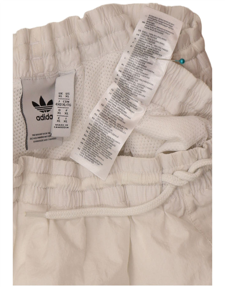 Shorts de natação masculino Adidas XL branco poliéster