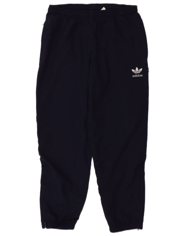 Calça de treino masculina Adidas Joggers médio azul marinho poliéster