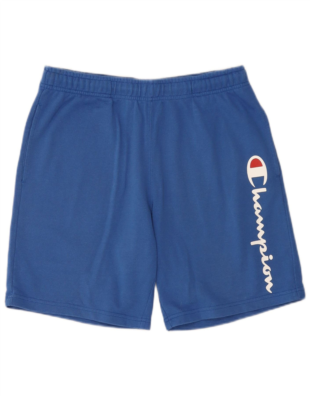 Shorts esportivos gráficos masculinos Champion grande algodão azul