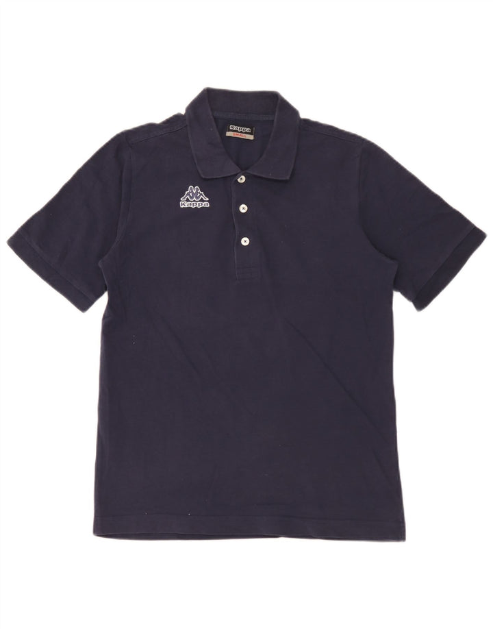 Camisa polo masculina Kappa pequena algodão azul marinho