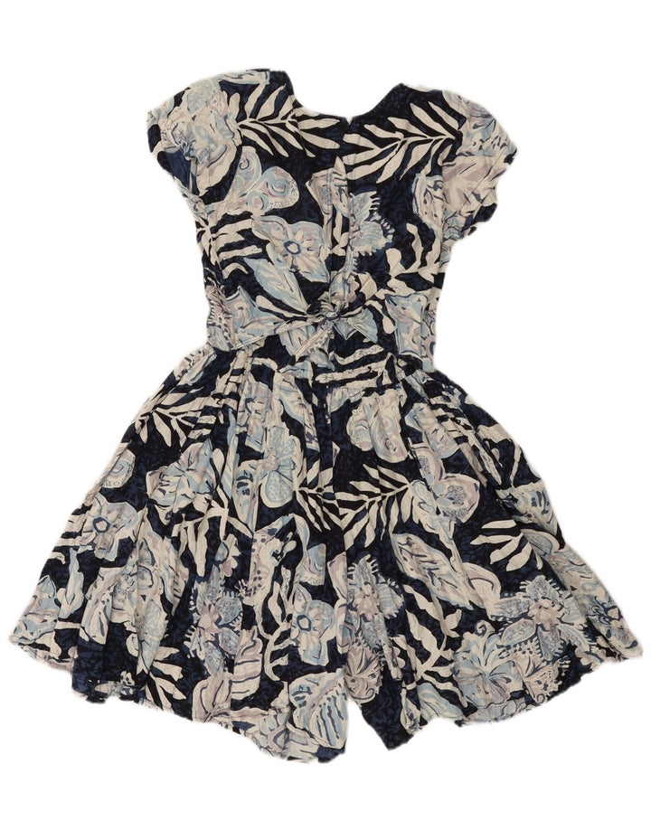 Macacão feminino MISS JOY EU 38 XS azul floral