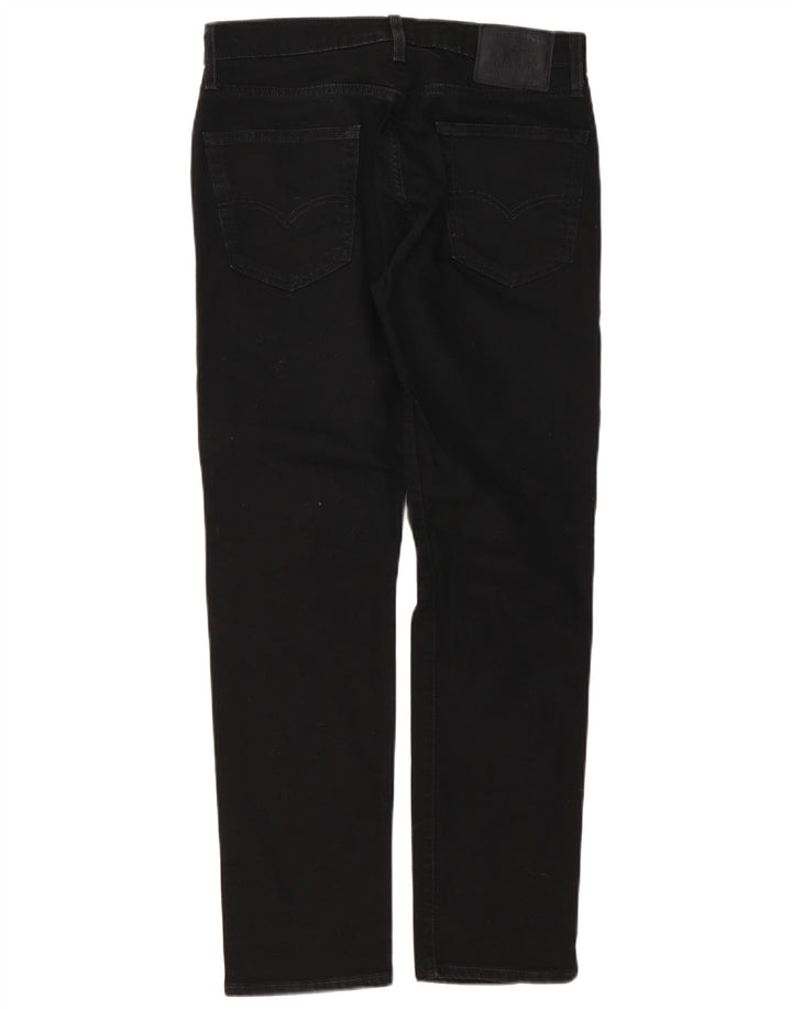 Levi's Masculino 502 Tapered Jeans W30 L29 Algodão Preto