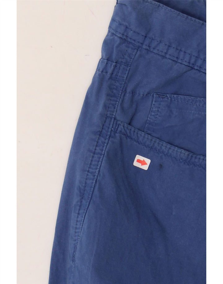 ICEBERG Womens Straight Casual Trousers W34 L34 Blue Cotton Vintage Iceberg and Second-Hand Iceberg from Messina Hembry 