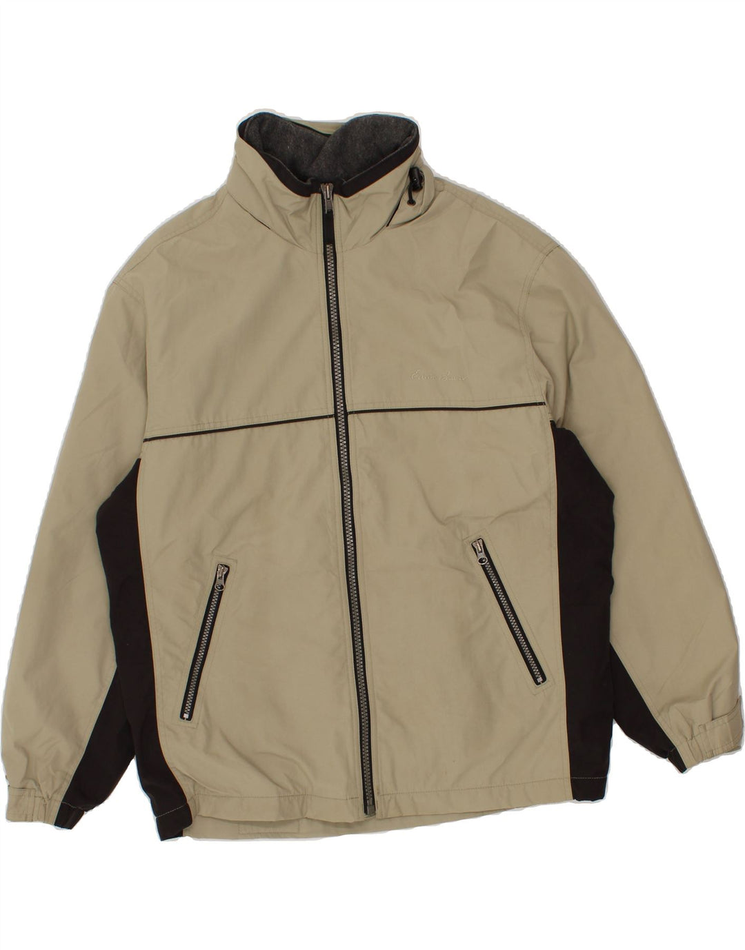 Jaqueta bomber masculina EDDIE BAUER de grandes dimensões Reino Unido 36 pequeno cáqui colorblock