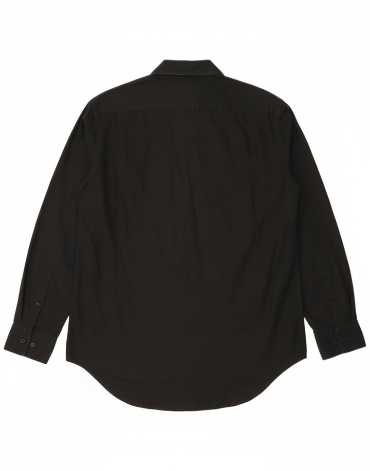 Camisa masculina Calvin Klein NON - IRON tamanho 16 1/2 listra preta grande