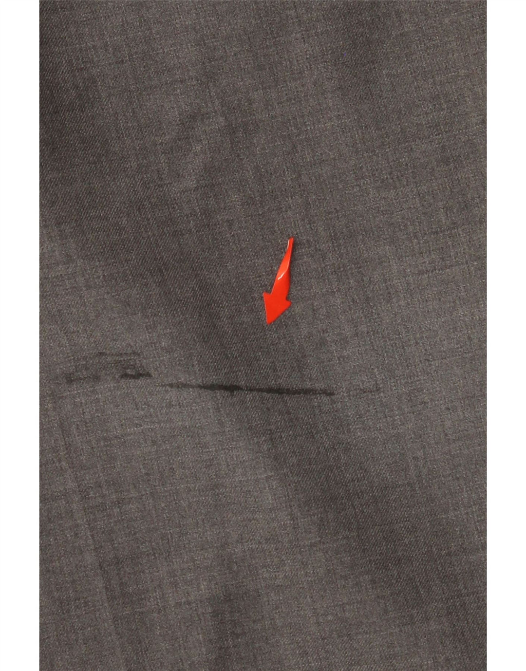 Calça de terno masculina NAUTICA W38 L32 lã cinza