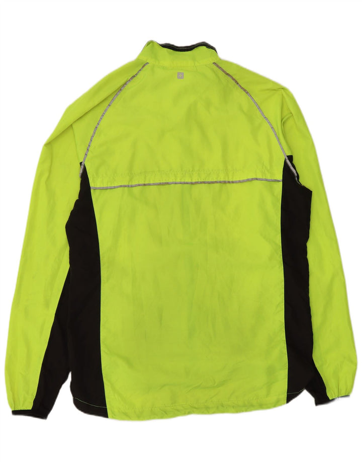 Jaqueta de chuva masculina Mountain Warehouse Reino Unido 38 bloco colorido amarelo médio