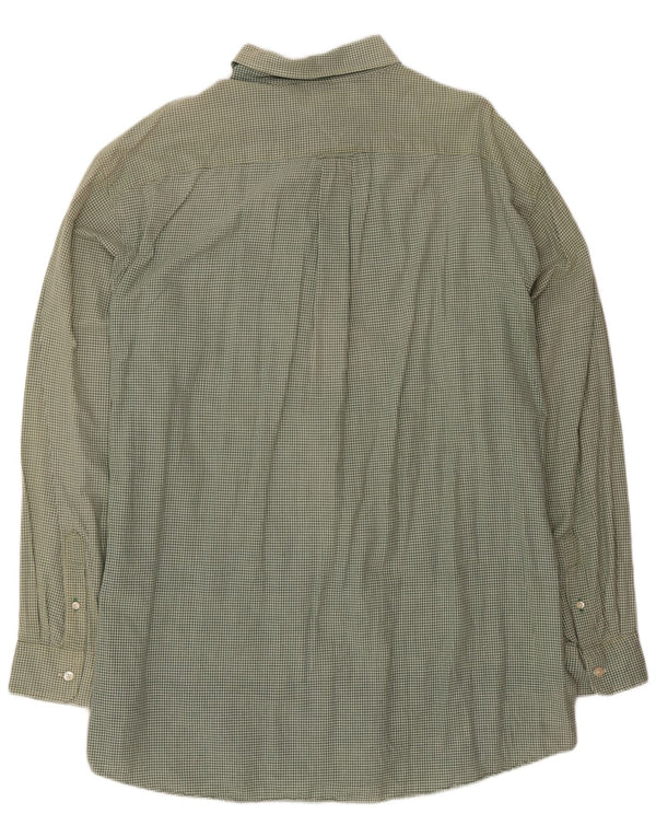 Camisa masculina de flanela Tommy Hilfiger XL verde guingão