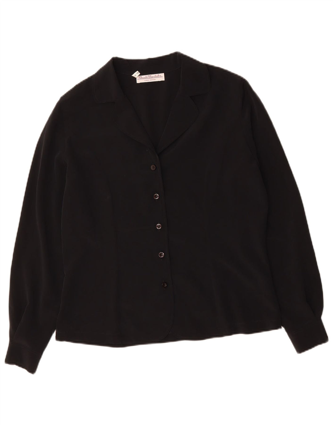 Blusa Camisa Feminina RENATO BALESTRA IT 44 Poliéster Preto Médio