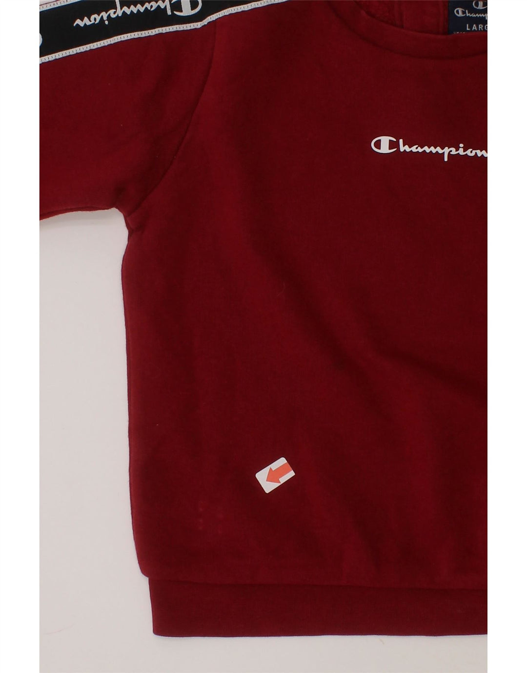 CHAMPION Baby Girls Sweatshirt Jumper 18-24 Months Large Burgundy Vintage Champion and Second-Hand Champion from Messina Hembry 
