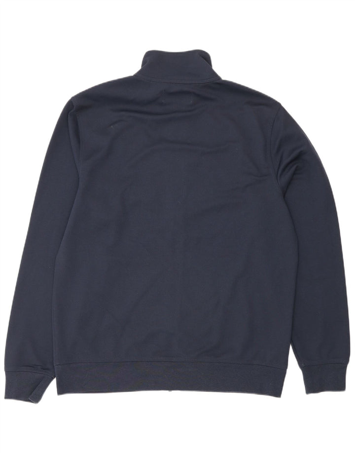 Jaqueta masculina de agasalho Penguin médio azul marinho colorblock esportivo