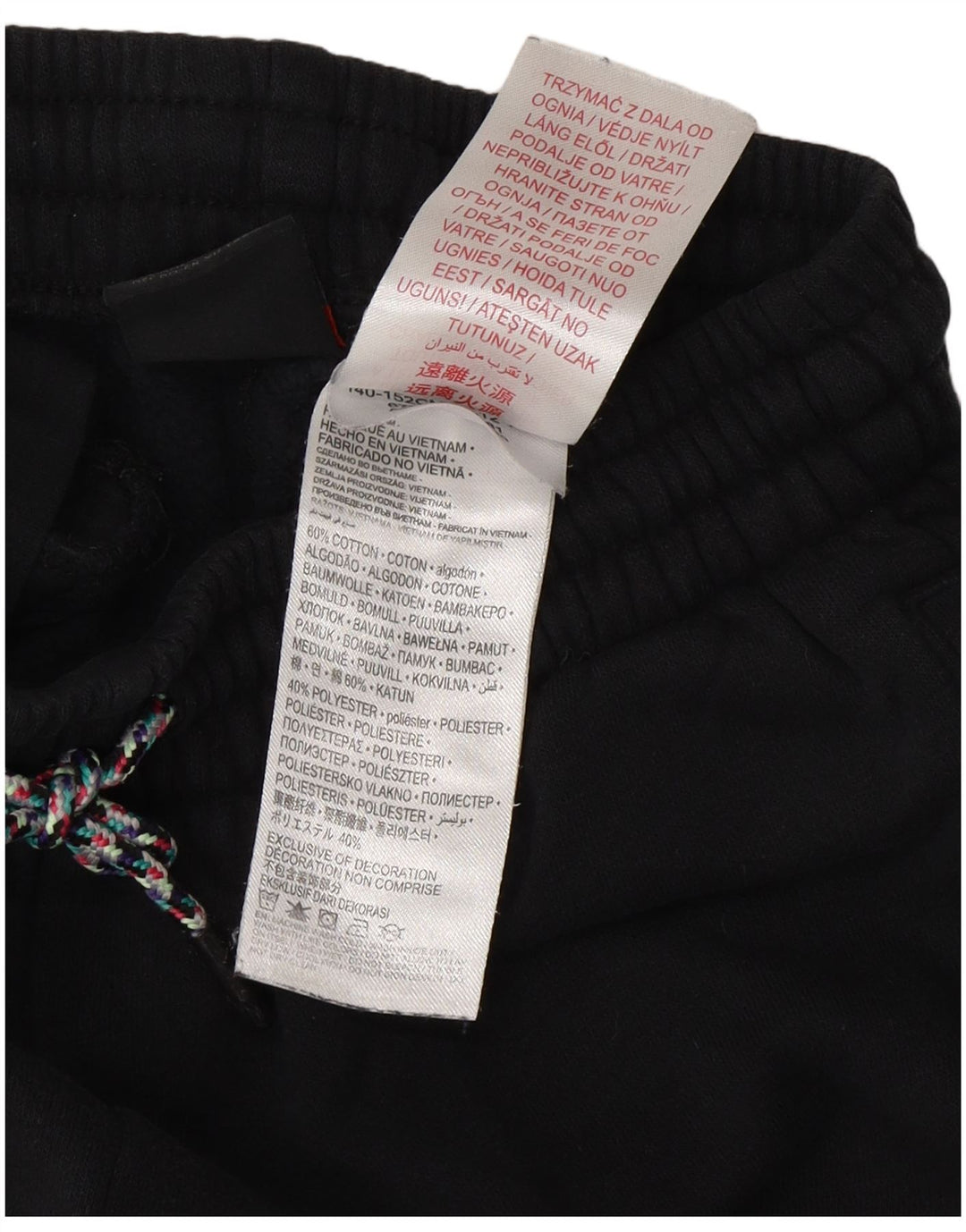Jordan Boys Graphic Calças de treino Joggers 10-11 anos médio preto