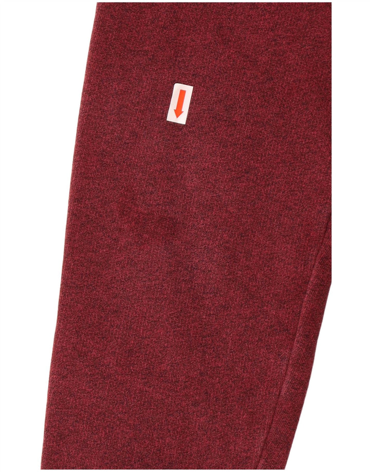 Jumper com capuz gráfico masculino JACK WILLS pequeno algodão manchado cor de vinho