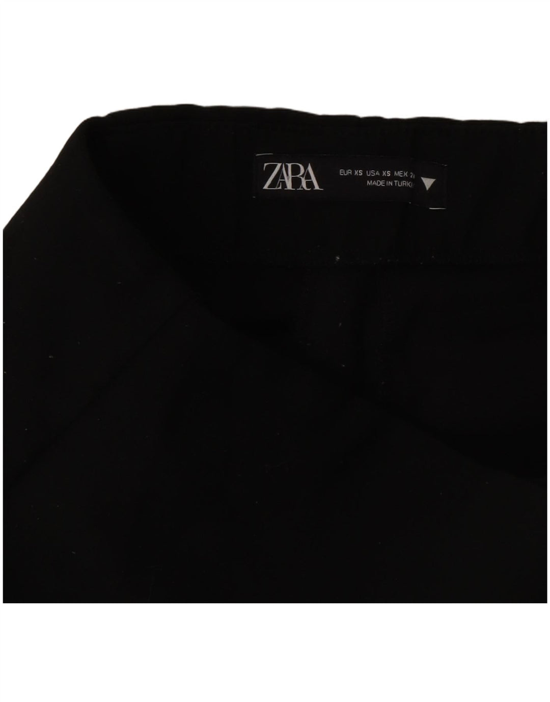 Zara Hot Pants Feminino XS W24 Poliéster Preto