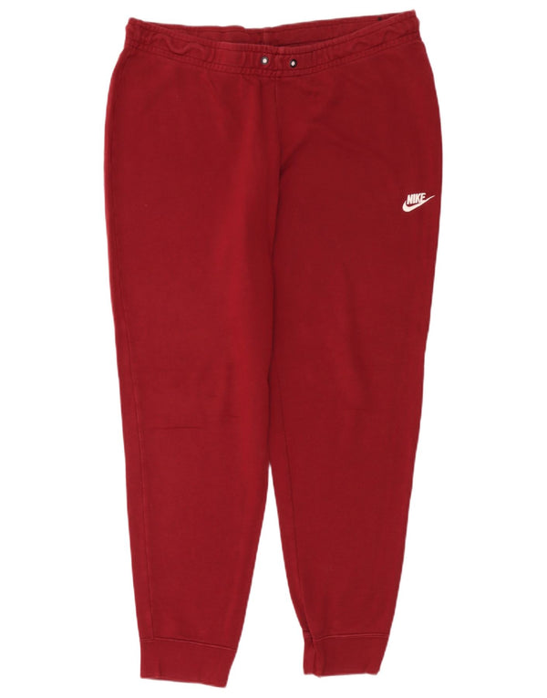 Calça de treino feminina Nike Joggers UK 18 XL vermelho algodão