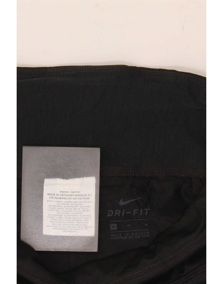 Leggings Nike Dri Fit UK 12 Médio Preto Colourblock Poliéster