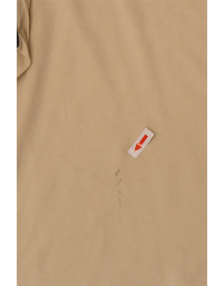 Camiseta masculina Champion pequena off white colorblock