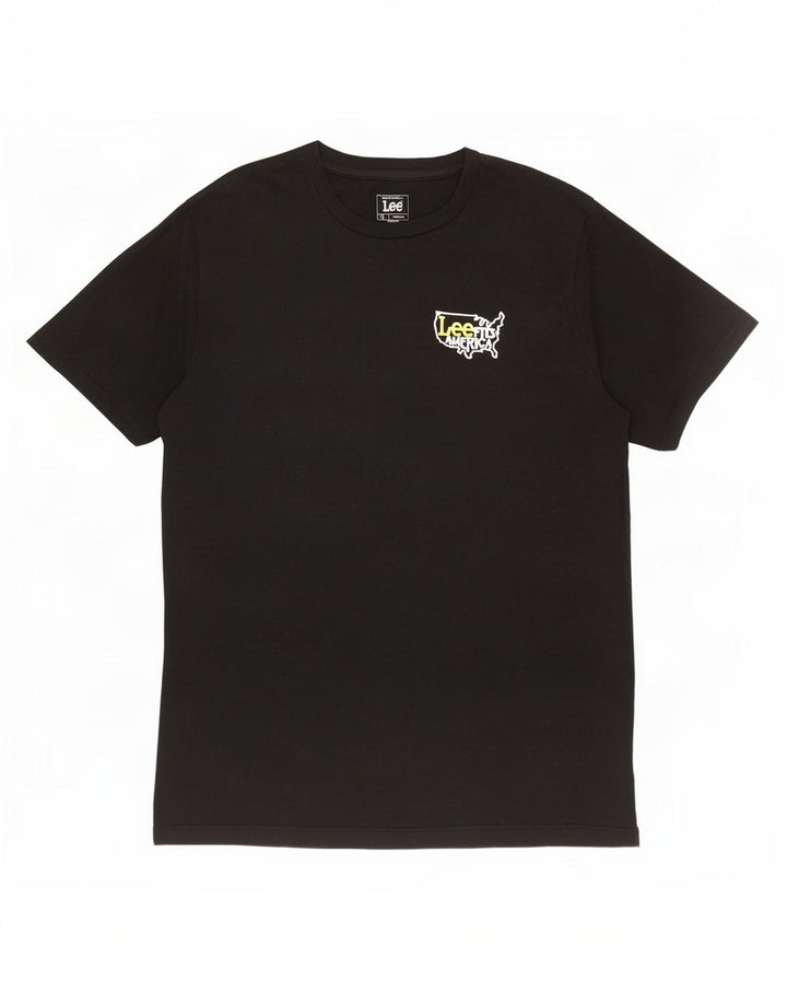 Camiseta masculina Lee Regular Fit Top XL algodão preto